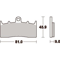 SBS 778HS Bremseklodser