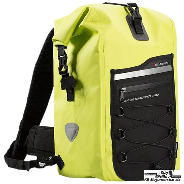 Drybag 30L Vandtt som rygsk sort/gul