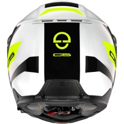 Schuberth C5 Eclipse Gul/Hvid. Str. 2XL (62/63)