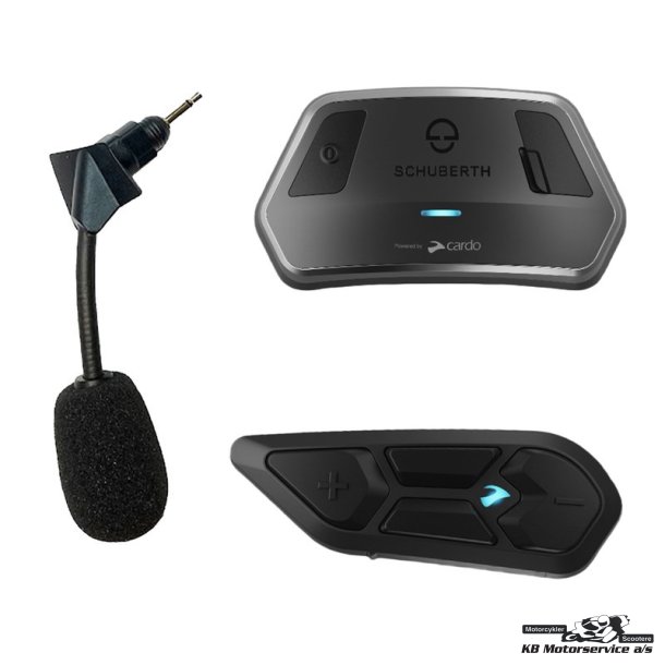 Schuberth SC Edge (Cardo) Intercom samtaleanlg til Schuberth C5, E2, S3 og J2