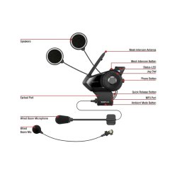 Sena 30K bluetooth samtaleanlg med Mesh