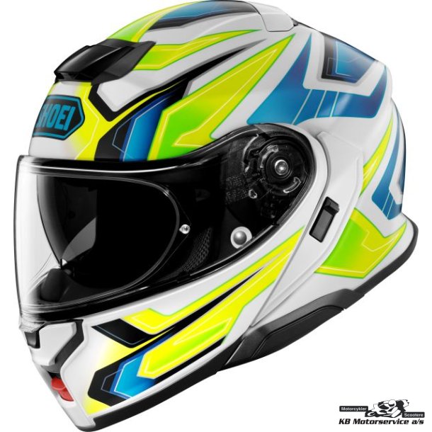 Shoei Neotec3 Anthem TC-3 Hvid/gul/bl