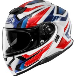 Shoei Neotec3 Anthem TC-10 Hvid/rd/bl
