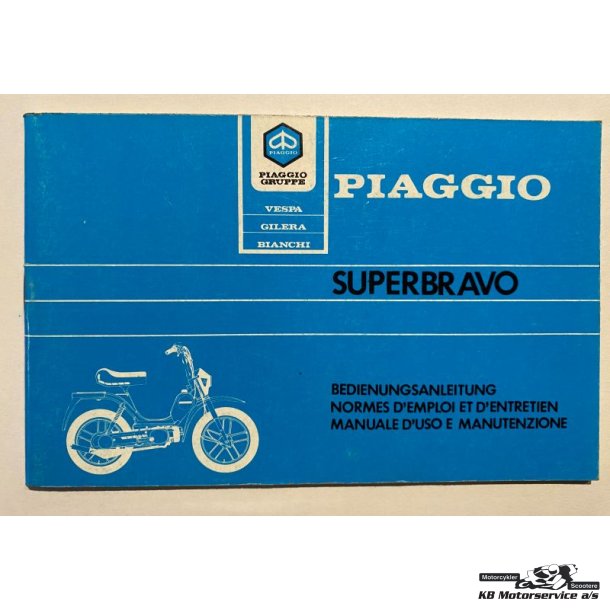 Vespa SuperBravo manual