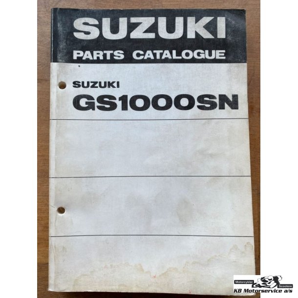 Suzuki GS1000SN reservedelsbog