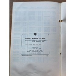 Suzuki GS1000SN reservedelsbog