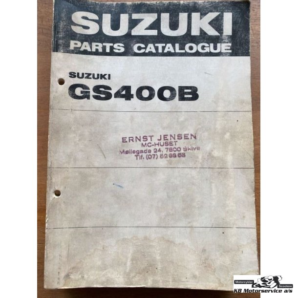 Suzuki GS400B reservedelsbog