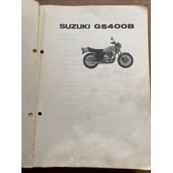 Suzuki GS400B reservedelsbog