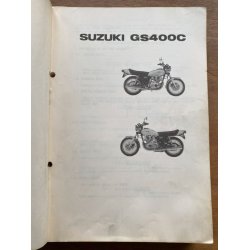 Suzuki GS400C reservedelsbog