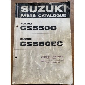 Suzuki GS550C, GS550EC reservedelsbog