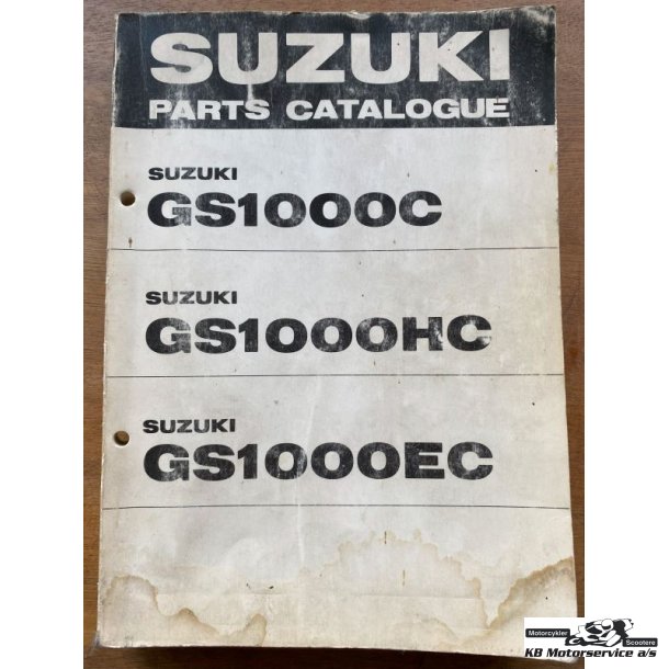 Suzuki GS1000C/H/E  reservedelsbog