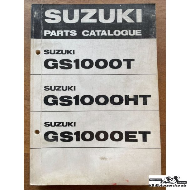 Suzuki GS1000T/HT/ET reservedelsbog