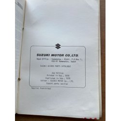 Suzuki GS1000 reservedelsbog