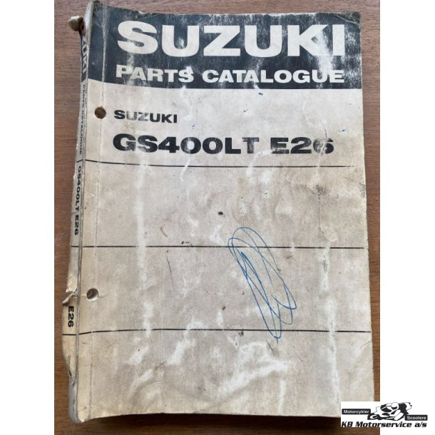Suzuki GS400LT E26 reservedelsbog