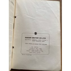 Suzuki GS425N, GS425EN reservedelsbog