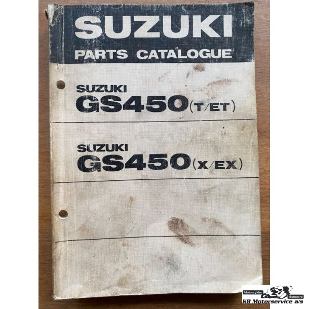 Suzuki GS450 E/ET X/EX reservedelsbog