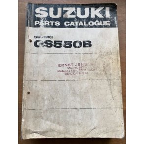 Suzuki GS550B reservedelsbog