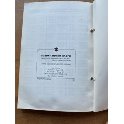 Suzuki GS650EX, GS650EZ reservedelsbog
