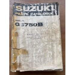 Suzuki GS750B reservedelsbog