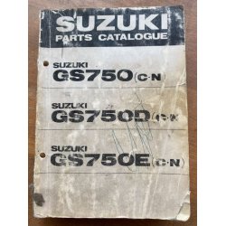 Suzuki GS750 reservedelsbog