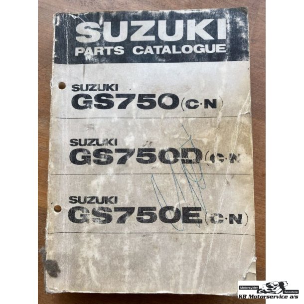 Suzuki GS750 reservedelsbog