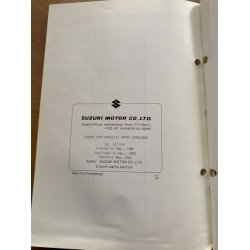 Suzuki GSX1100Z, GSX1100EZ reservedelsbog