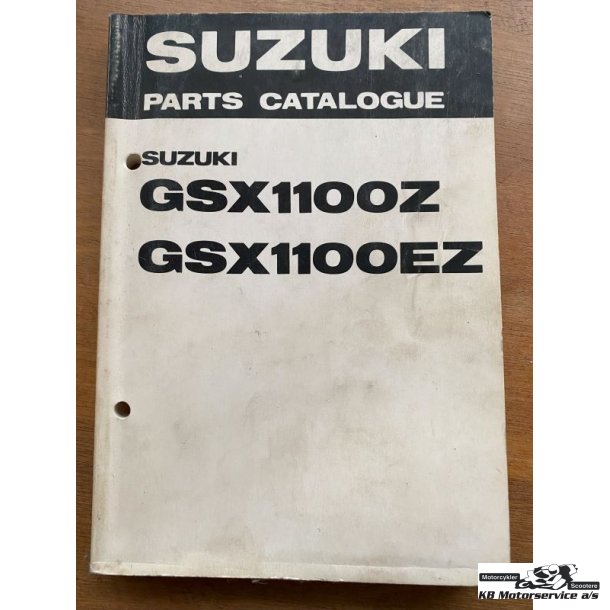 Suzuki GSX1100Z, GSX1100EZ reservedelsbog