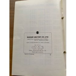 Suzuki GSX250T, GSX250X reservedelsbog