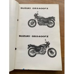 Suzuki GSX400FX, GSX400FZ reservedelsbog