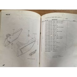 Suzuki GSX400FX, GSX400FZ reservedelsbog