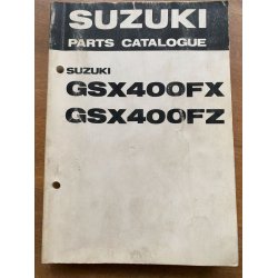 Suzuki GSX400FX, GSX400FZ reservedelsbog