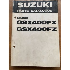 Suzuki GSX400FX, GSX400FZ reservedelsbog