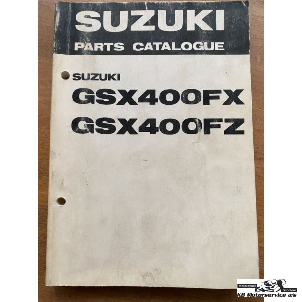 Suzuki GSX400FX, GSX400FZ reservedelsbog