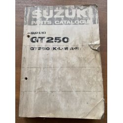 Suzuki GT250 (K-L-M-A-B) reservedelsbog