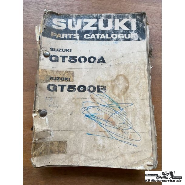Suzuki GT500A/B reservedelsbog