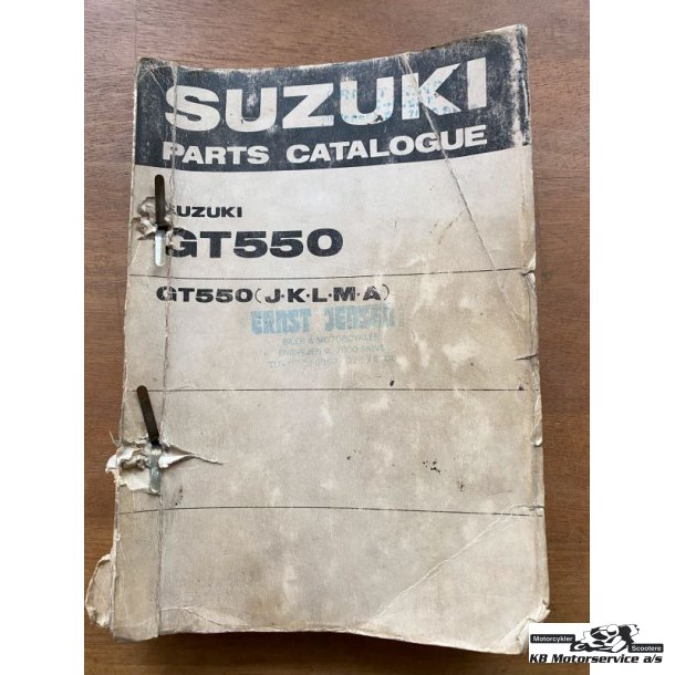 Suzuki GT550 reservedelsbog
