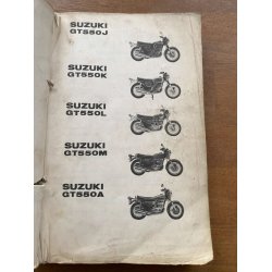 Suzuki GT550 reservedelsbog
