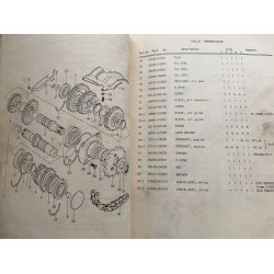 Suzuki GT750 (J-K-L-M-A) reservedelsbog