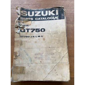 Suzuki GT750 (J-K-L-M-A) reservedelsbog