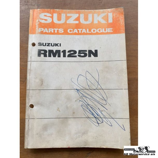 Suzuki RM125N reservedelsbog