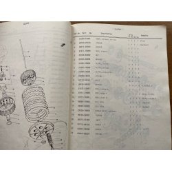 Suzuki T250 reservedelsbog