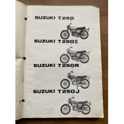 Suzuki T250 reservedelsbog