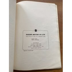 Suzuki T250 reservedelsbog