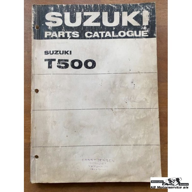 Suzuki T500 reservedelsbog