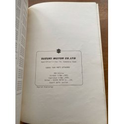 Suzuki T500 reservedelsbog