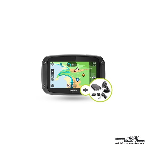 TomTom Rider 550 MC GPS Premium + ekstraudstyr