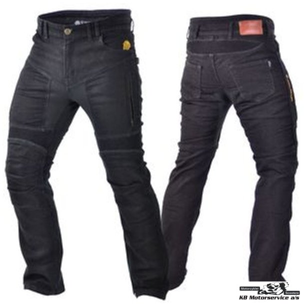 Trilobite Parado Jeans Kevlar aramid Sort. Lang benlngde Herre