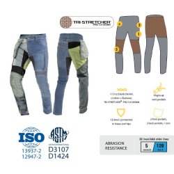 Trilobite Parado AAA Jeans Dyneema. Bl. Regulr benlngde