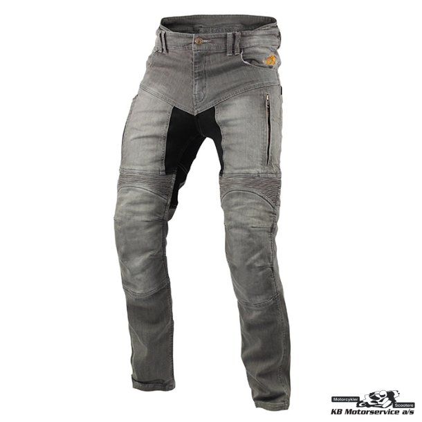 Trilobite Parado Jeans Kevlar aramid. Light Grey Dame