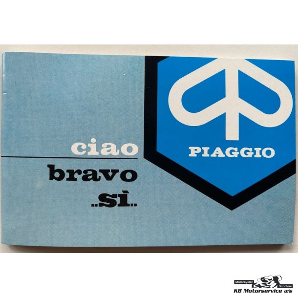 Vespa Ciao, Bravo og Si manual